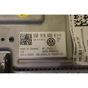 MULTIFUNCTION SCREEN VOLKSWAGEN GOLF 7A SERIE (17-19) RESTYLING BQ 1.5 16V 2017 - Picture 1 of 10