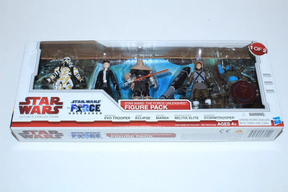 Star Wars The Force Unleashed Figure Pack 1 Of 2 Legacy Collection TRU Exclusive - Image 1 of 4