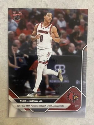 2025-26 Bowman U Now 卡 #5 Mikel Brown Jr. Electrifies 首次亮相 — 第 1/2 张图片