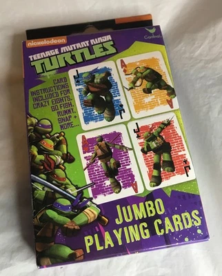 Teenage Mutant Ninja Turtles JUMBO CARTAS Juego de Cartas Baraja NUEVO Foto 1 de 4