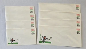 United States Postal Service - Lot of 8 1980 Olympics Pre-Stamped Envelopes. - Picture 1 of 7
