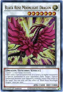 Yugioh! Schwarze Rose Mondscheindrache RA03-DE038 Ultra Rare (UR) 1. Auflage NM/M - Bild 1 von 1