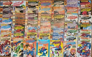 Enorme lote de 48 cómics de The Amazing Spider-Man bronce tardío/cobre 246-402 + reimpresión 1 - Imagen 1 de 8