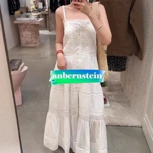 Vestido de hadas con tirantes bordados con flores de la industria pesada ISABEL MARANT - Imagen 1 de 24