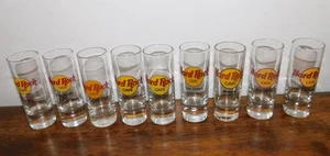 Menge 14 Hard Rock Cafe HRC Glas 4" hoch Souvenir Schnaps Bar Gläser - Bild 1 von 13