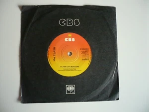 The Clash Clash City Rockers 7" Vinyl UK 1978 CBS 1st Press A1B1 Punk Single EXC - Foto 1 di 8