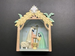 2024 Punze Andenken Ornament "FOR TO YOU" Krippe der Heiligen Familie IOB - Bild 1 von 7