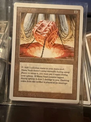 Mana Vault (Revised 1994)  Mint ~ Magic The Gathering ~ Unplayed - Image 1 of 2