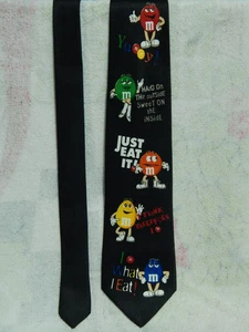 M&Ms ~ Ralph Marlin & Co. ~ Polyester Necktie ~ Ltd Candy Promo Merch ~ - Imagen 1 de 7
