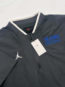 Nike Air Jordan Team Football Coach 1/2 Zip Jacket Grey Mens L CV5858-060 BLINN - Picture 1 of 13