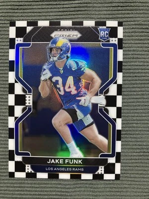 2021 Jake Funk Prizm Rookie Checkerboard - Image 1 of 3