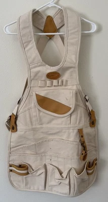 Vintage Duluth Trading Co. Work Apron Canvas Tool Shop Carpenter Paint Farm Bib - Image 1 of 4