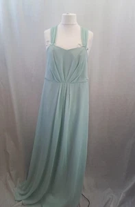 Monsoon Turquoise Green Dress 8 Ways to Wear Evening Prom Size 16 BNWT - Picture 1 of 24