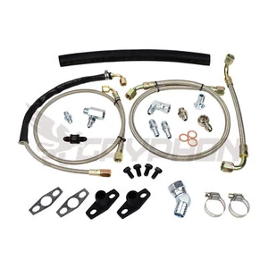 Turbo Oil Water Line Kit for Ford Falcon XR6 BA BF FPV Garrett GT3576R GT3582R - Picture 1 of 7