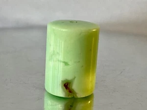 18mm "Heavenly/AAAA"~Australian Mint Green CHRYSOPRASE JADE Cylinder Bead I1387 - Picture 1 of 6