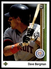 1989 Upper Deck Dave Bergman Detroit Tigers #266