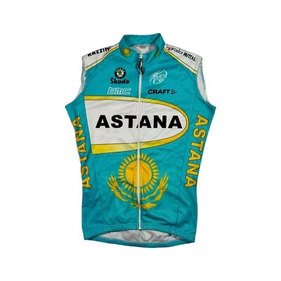 Vintage Astana Team Cycling Jersey Craft Vest S - Image 1 of 4