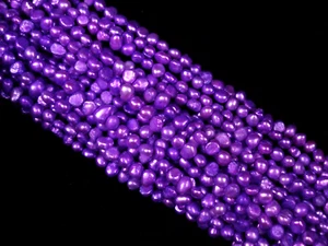 Freshwater Pearls Lilac Purple 4-5mm Irregular 35cm Strand Jewelry - Imagen 1 de 1