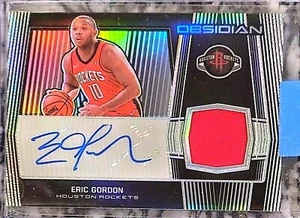 2019-20 Obsidian Eric Gordon Game-Used Auto #'d 30/49! Rockets - Picture 1 of 2