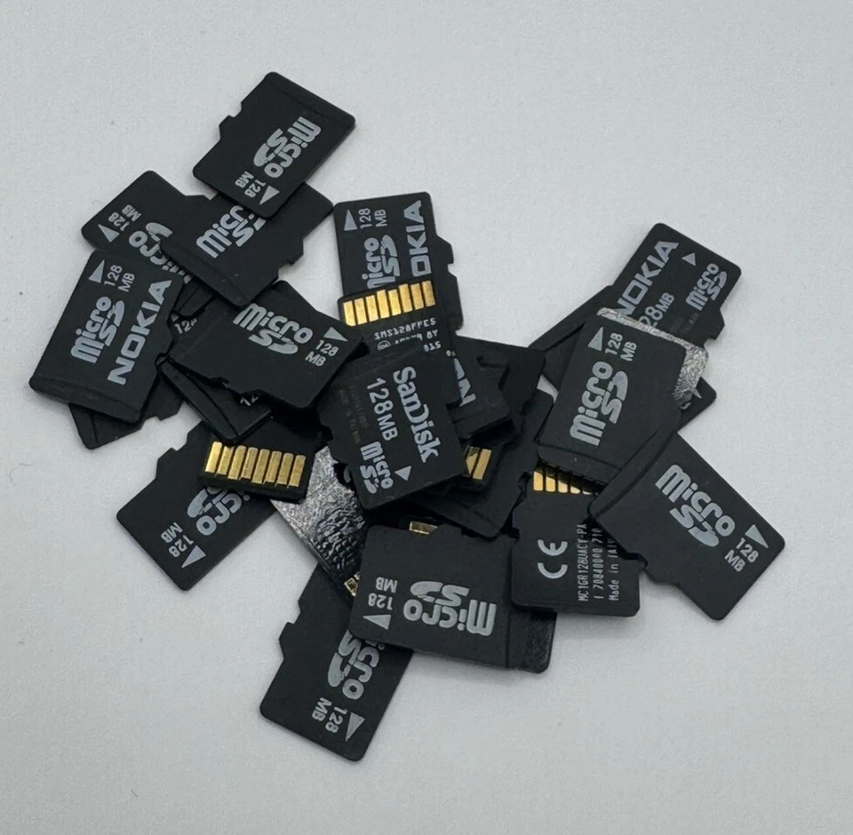 SD Memory Card Job Lot 10 x 128mb - Image 1 of 1