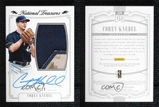 2015 National Treasures Rookie Material Signatures Black /10 Corey Knebel Auto