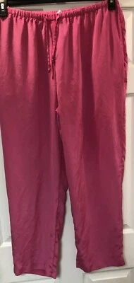 Calça social Josephine Chaus feminina tamanho 16 100% seda rosa Nordstrom 1,PB ou PA - Imagem 1 de 4