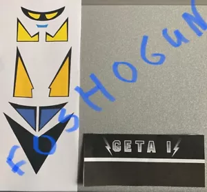 Jugarama (Poseidon) Jumbo Machinder Shogun Warrior Decals - Stickers (DIE CUT) - Picture 1 of 1