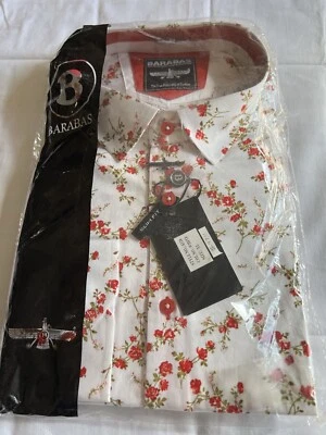 Barabar Dress Shirt For Men Size:XL  (SLIM)color: White - Image 1 of 4