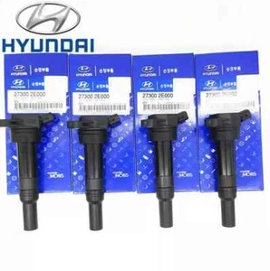 4PCS UF651 27300-2E000 Ignition Coil For Elantra Tucson Kia Forte Soul 1.8L 2.0L - Picture 1 of 9