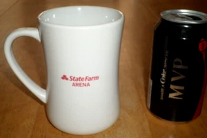 "STATE FARM INSURANCE" - "ARENA", [JUMBO SIZED], Ceramic Coffee Cup / Mug, VINT. - Picture 1 of 9