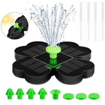 Springbrunnen Solar für Außen, Solar Teichpumpe,Solar schwimmender Fontäne Pumpe - Bild 1 von 4