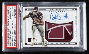 2016 National Treasures Collegiate Century Black /5 Dak Prescott Rookie Auto RC