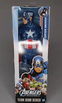 Marvel Avengers Assemble Captain America 12” Action Figure Titan Hero Series NEW - Image 1 of 4