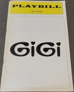 Spielzettel Gigi im Uris Theater Alfred Drake - Arlene Francis Februar 1974 - Bild 1 von 1