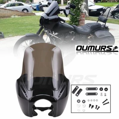 Front Upper Fairing with 15" Windshield For Harley Dyna FXDB FLD Switchback FXDL - Image 1 of 4