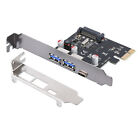 USB 3.1 Type C Pcie Expansion Card Pci-E To 1 Type C And 2 Type A 3.0 USB Adapte