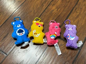 Care Bears Funshine,Cheer, Grumpy & Share Bears Mini 4" Plush Clip On - Picture 1 of 18