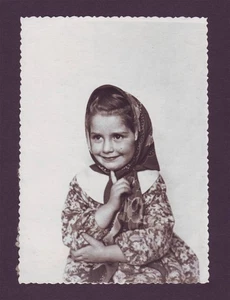 1930s Russian Kindergarten baby girl National Folk Costume ALENUSHKA Original Ph - Picture 1 of 2