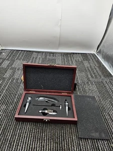 SoldierStrong Holz Wein Montage Korkenzieher Flaschenöffner Thermometer - Bild 1 von 11