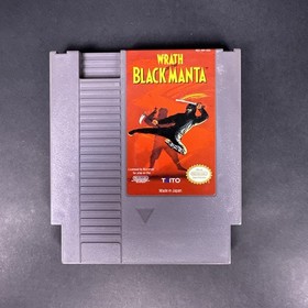 Wrath of the Black Manta - Autentico gioco vintage Nintendo NES - non testato