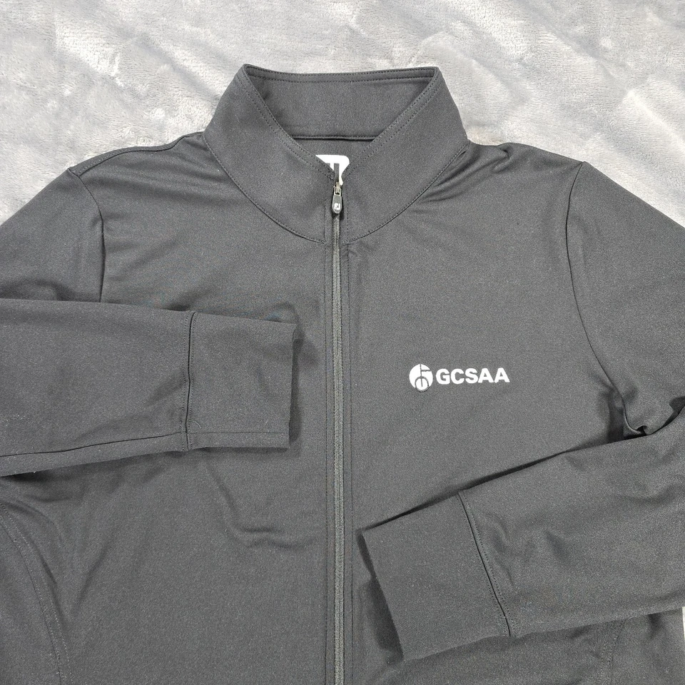 Pullover Footjoy 1/4 Cremallera Mujer L Negro GCSAA Elastizado Rendimiento Absorbente Golf Foto 1 de 4