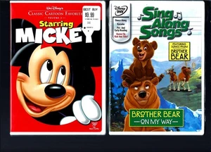 DISNEY DVD LOT: STARRING MICKEY & SING ALONG SONGS BOTHER BEAR ON MY WAY- NEW - Picture 1 of 1