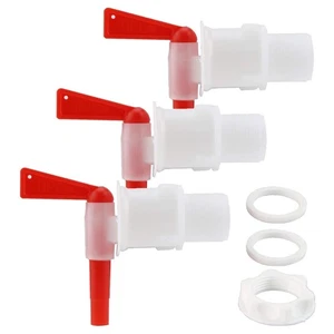 Lot de 3 robinets seau 5 gallons seau robinet seau d'embouteillage en plastique robinet ta... - Photo 1/7