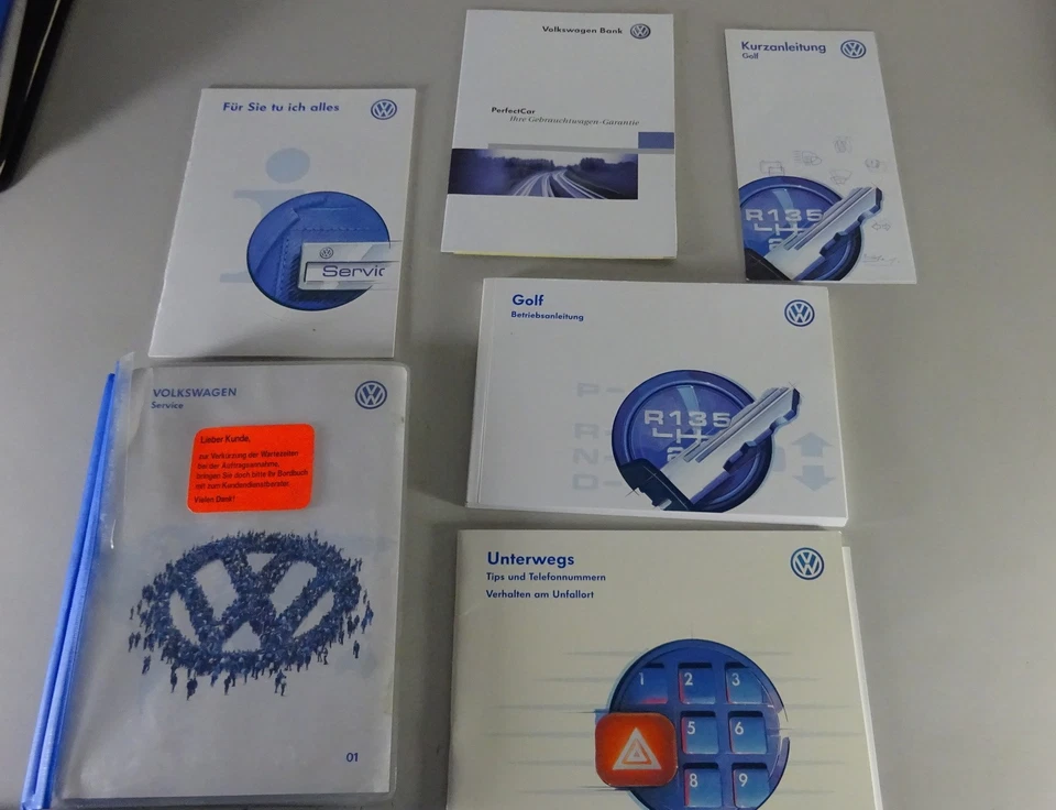 Mappa di Bordo + ' Uso / Manuale VW Golf III Incl. Variant Stand 01/1997 - Immagine 1 di 1