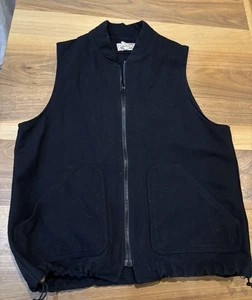 Vintage, Filson 100% Virgin Wool, Men's Vest, Medium Black - Picture 1 of 7