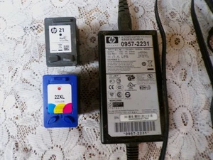 Hewlett Packard 0957-2231 Power Adapter 2 ink cartridges 21 and 22 XL - Afbeelding 1 van 4