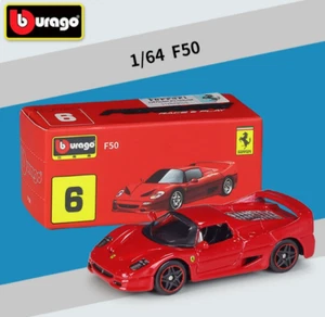 Bburago 1:64 Ferrari F50 Diecast Metal Model Car New in Box - Picture 1 of 6