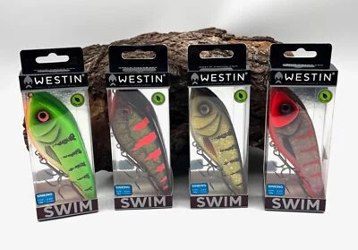 Westin Swim Glidebait 12cm 58g Sinking 3D 4 NEUE Farben Jerkbait Swimbait NEW