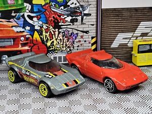 Hot Wheels 2002 FIRST EDITIONS LANCIA STRATOS Gray Multi Pack Exclusive Silver