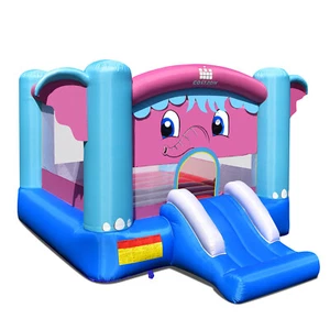 3-in-1 Elephant Theme Inflatable Castle w/ Jumping Area  without Blower - Picture 1 of 8